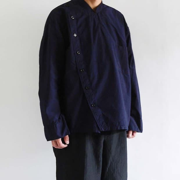 [2] OUTIL CHEMISIER SYAM INDIGO 우티