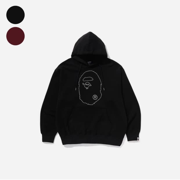 오사카 베이프 스터드 후드티