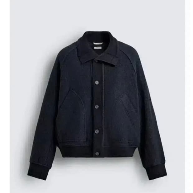 자라 콤비리브칼라점퍼 s