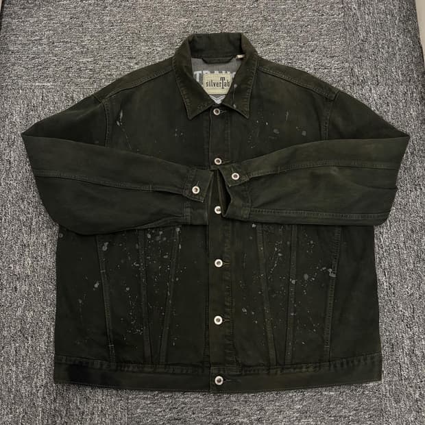 Levis silvertab denim painted trucker