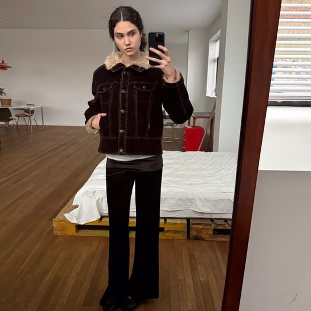 27thStreet 플란넬 브라운 재킷