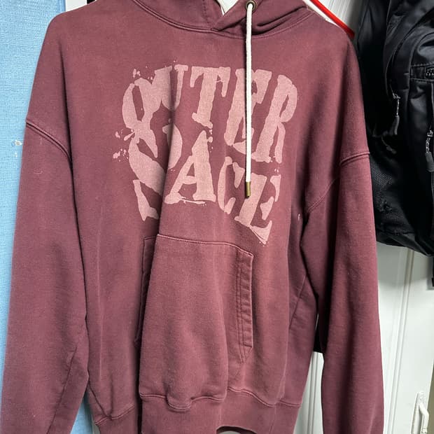 애즈카톤 버건디 후드티