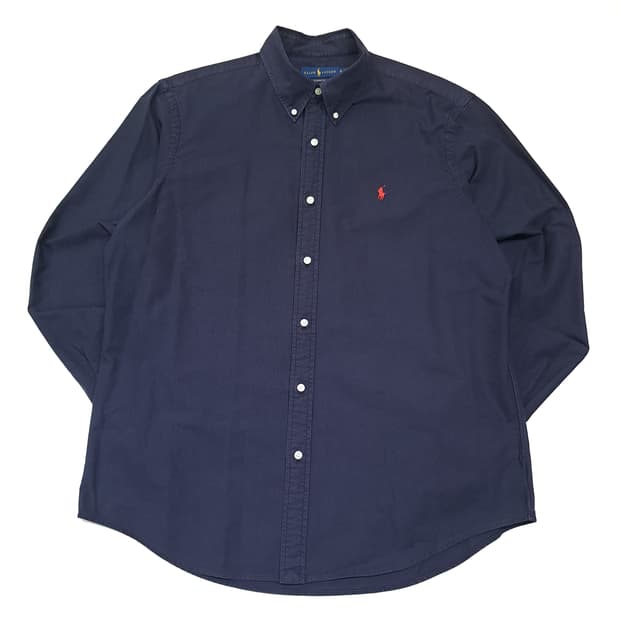 CL526 XL 폴로 코튼 버튼다운 다크네이비 셔츠 남방