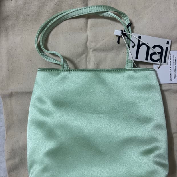 hai 하이 해 실크가방 미니백 민트 정품 제니가방 새상품