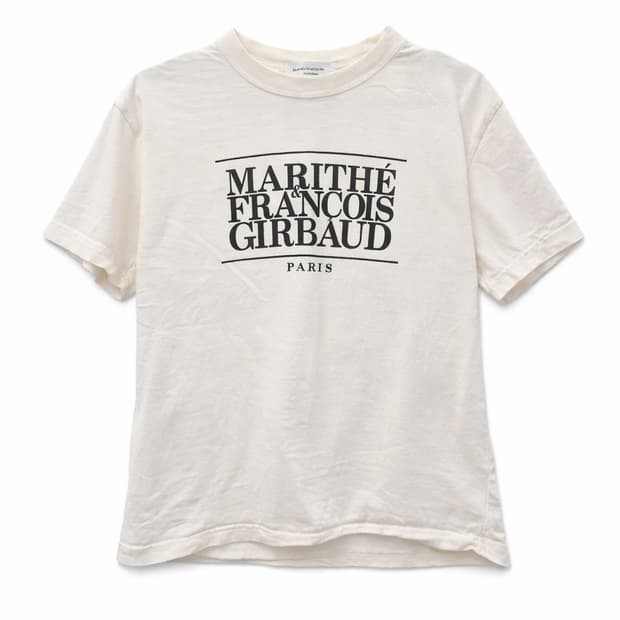 마리떼 프랑소와 저버 화이트 반팔티 S