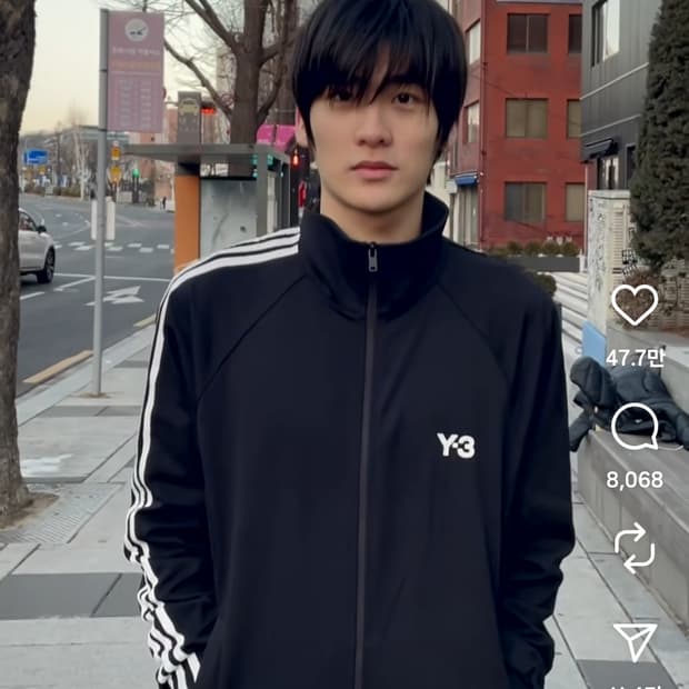 Y-3 와이쓰리 트랙탑 져지 블랙 XL