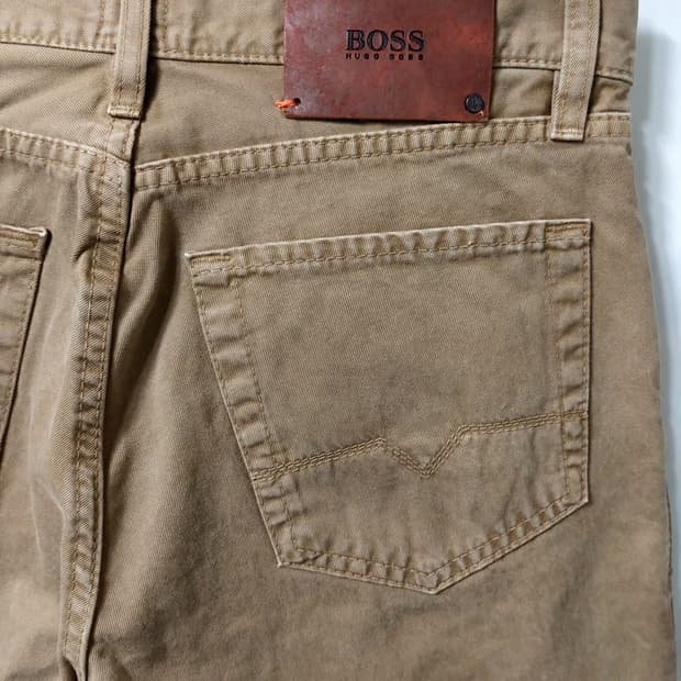 휴고보스 베이지 데님 32