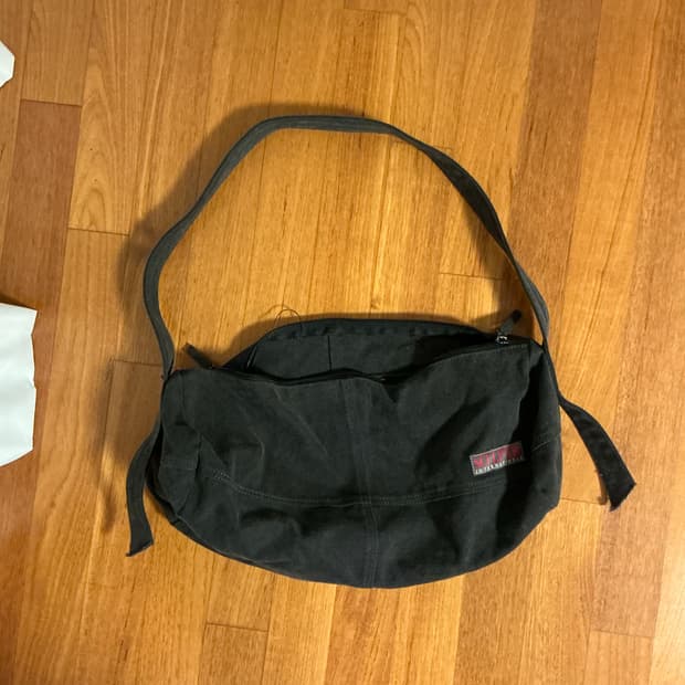 스컬프터 Vintage Canvas Duffel Bag Black 