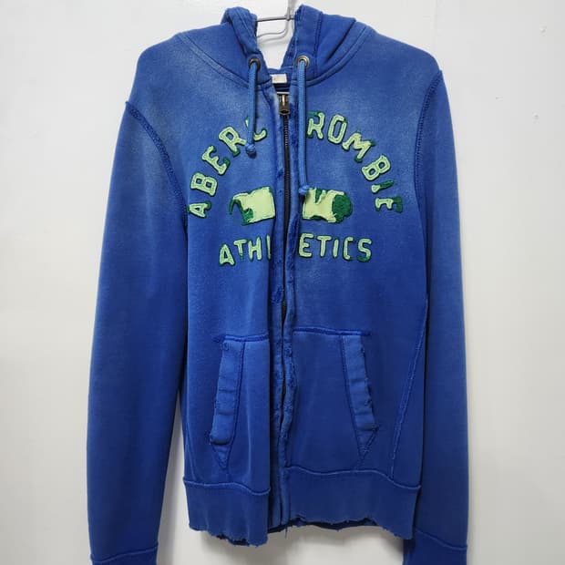 [정품] 아베크롬비 머슬핏 빈티지 디스트레스드 후드집업 