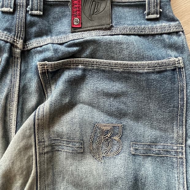 Ruff Ryders 와이드 데님카펜더 팬츠