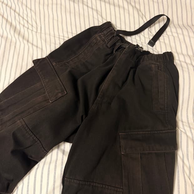 Mil Pants Washed Black 밀 팬츠 워시드 블랙