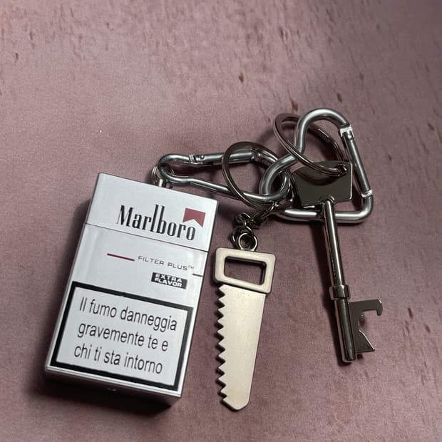 Marlboro 말보로 빈티지 메탈 키링세트&드릴참