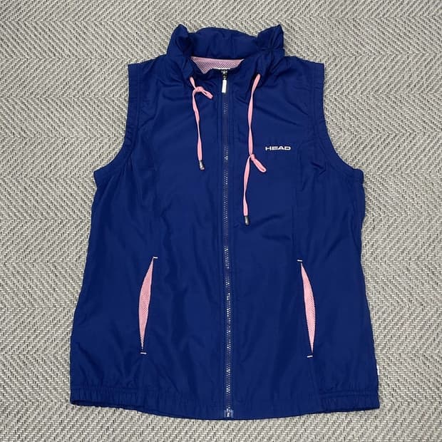 헤드 로고 자수 베스트 v0441