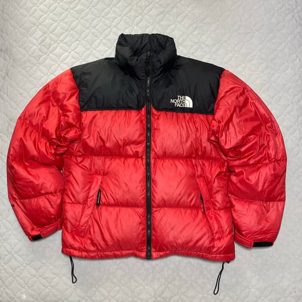 노스페이스 90s OG 검빨 눕시