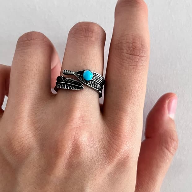 보헤미안 터키석 반지