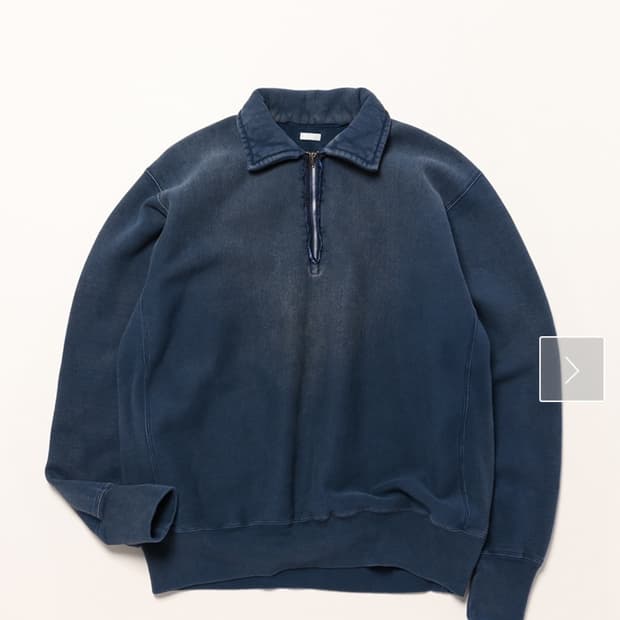 아프레쎄 빈티지 하프 집업 스웻 판매합니다