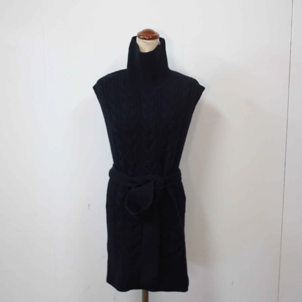 N-10467/COS 정품 여성용 꽈배기 니트 조끼 55