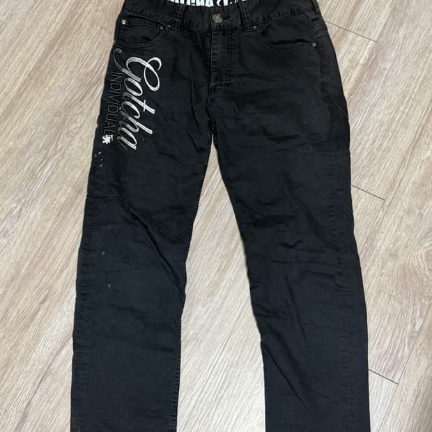 y2k pants 빈티지 레터링 바지