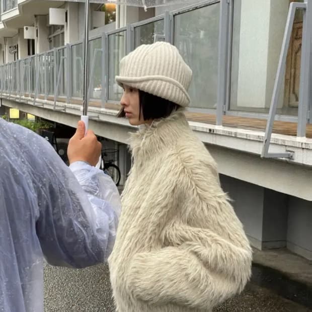 크림빌라 피노 시어링 퍼자켓