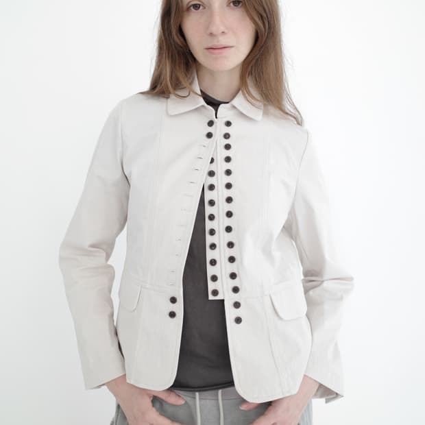 산코파퓨엘라 멀티플 버튼 자켓 베이지 