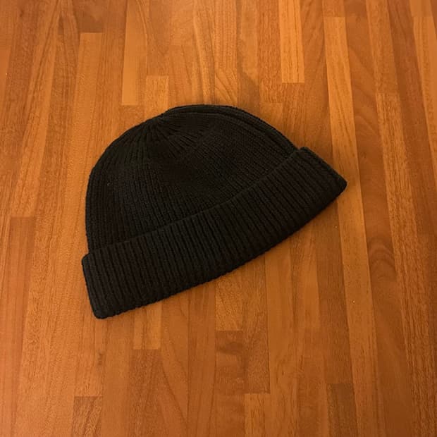 무탠다드 니트 워치캡 블랙