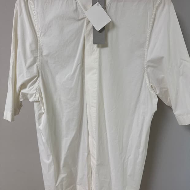 릭오웬스 숏 슬리브스 셔츠