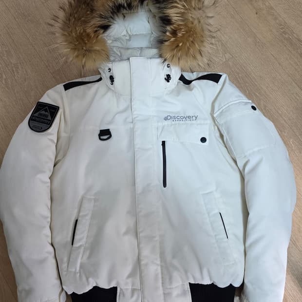 디스커버리 밀포드 구스다운 숏패딩 95