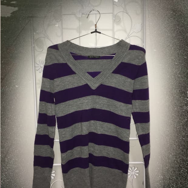 jpn vintage jessy logan punk stripe knit