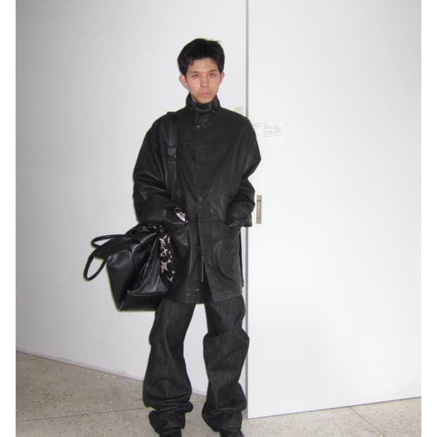 Tank vintage leather coat