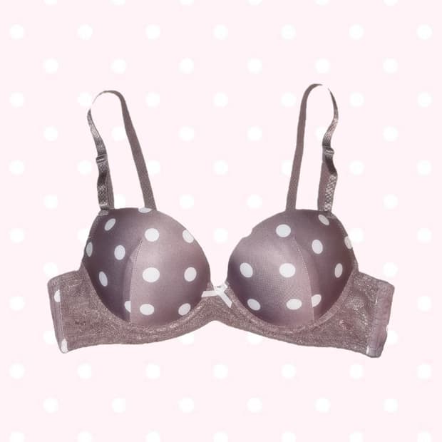 (새상품) 밀크 초코 도트 브라 히메갸루 라떼갸루