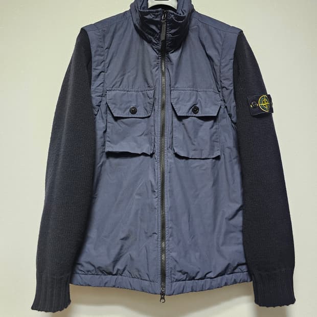 스톤아일랜드 디태처블 니트 패딩 자켓