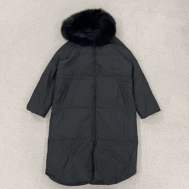 44 베네통 여성 덕다운 롱패딩 점퍼  0127M2