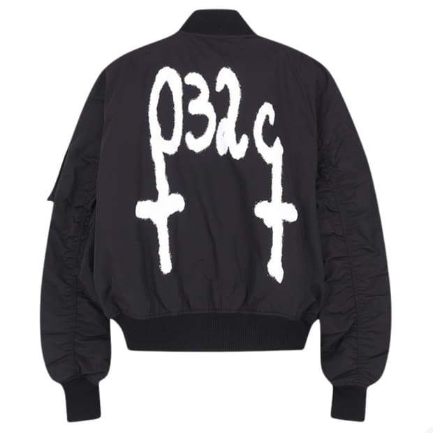 032c 메이헴 봄버 자켓 블랙 XS