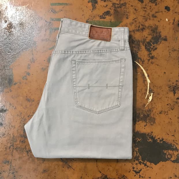 폴로랄프로렌 그레이 코튼 팬츠 허리 33 사이즈 