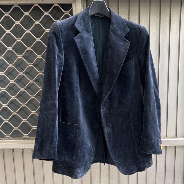 Pierre Cardin velvet texture jacket