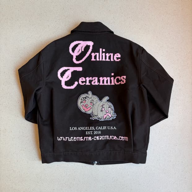 [M] 온라인세라믹스 덕캔버스 자켓 브라운