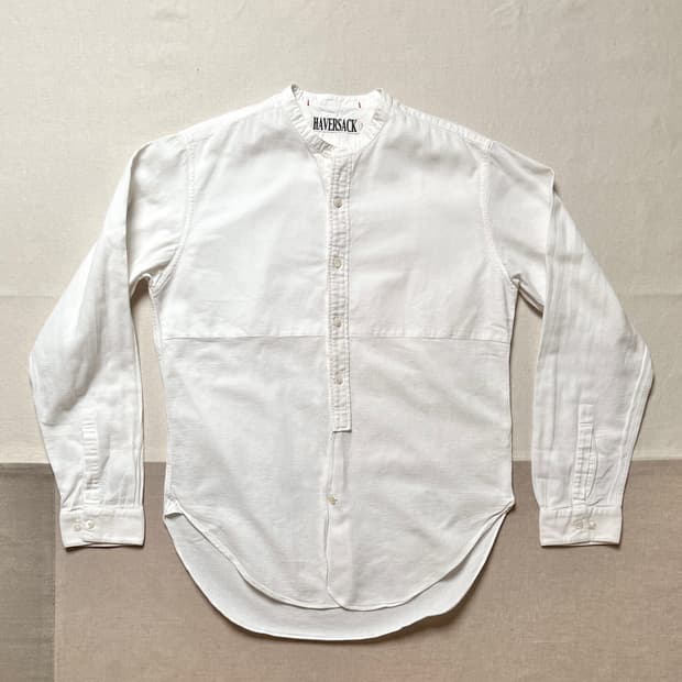 하버색 차이나카라 셔츠 haversack shirt