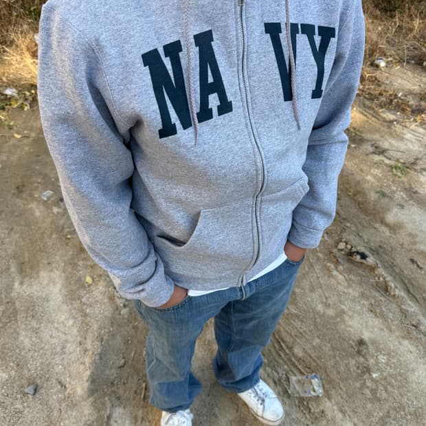 데드스탁 Us Military Navy Pride 네이비 스웻 후드집업