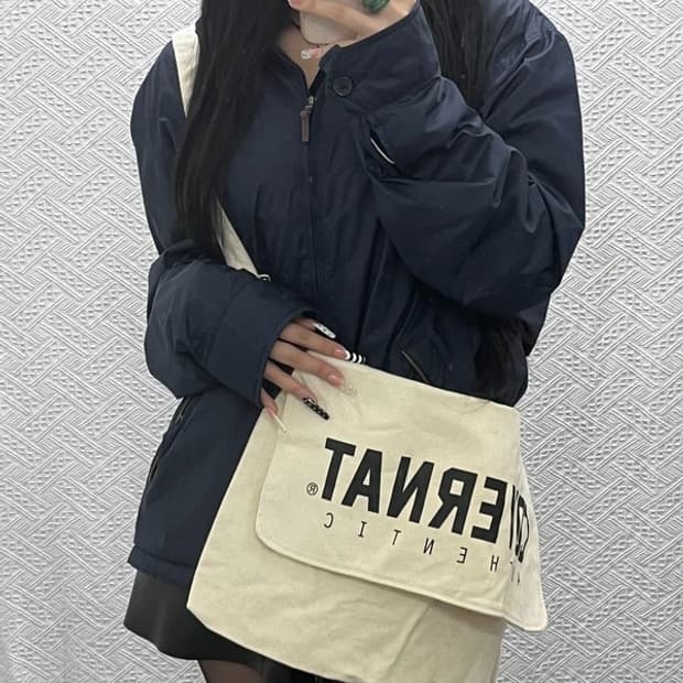 커버낫 어센틱 빈티지 캐주얼 캔버스 크로스백 C10445