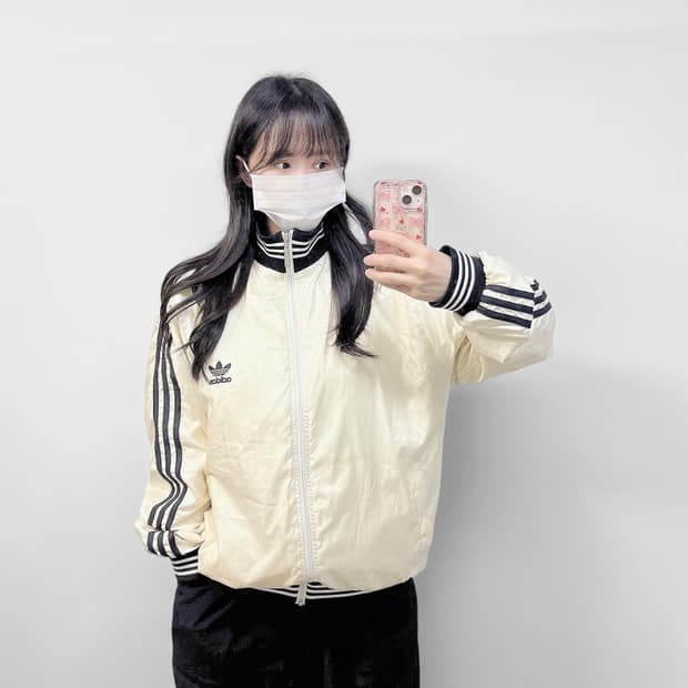 아디다스 불꽃 로고 트랙 자켓