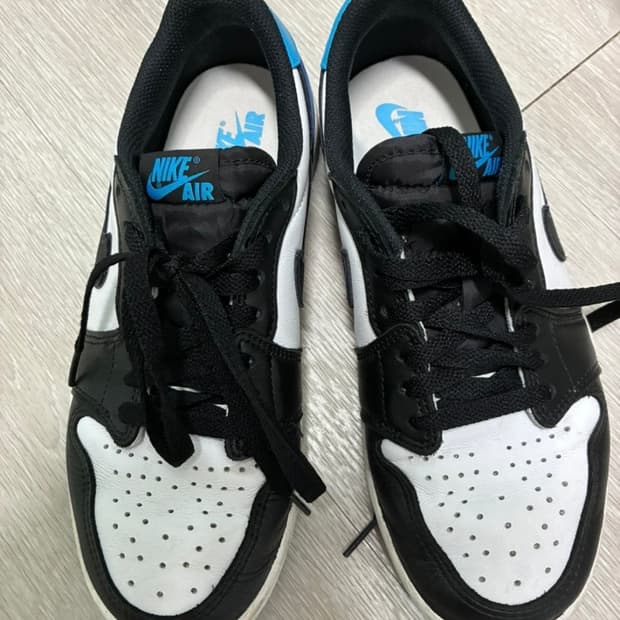 나이키 조던 로우 다크 파우더 블루