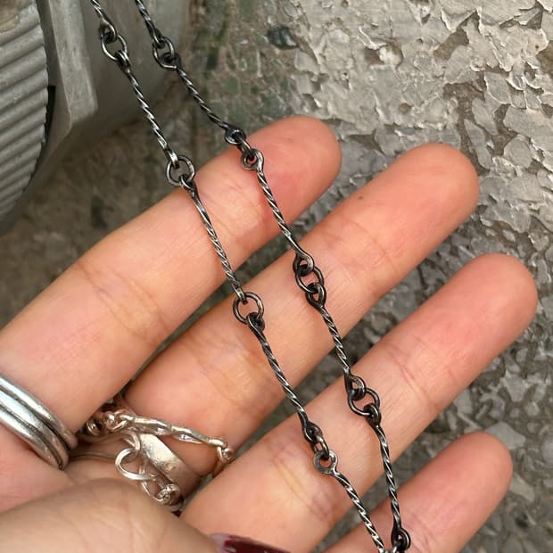 Vintage 925silver chain necklace