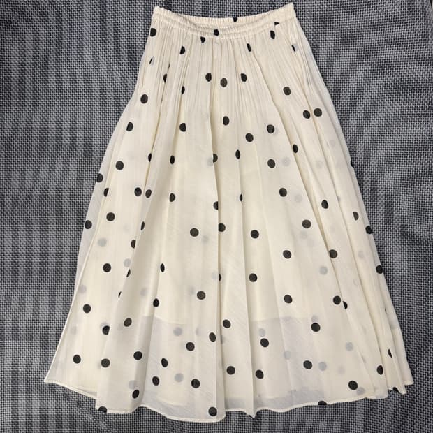 United Arrows 도트 스커트 