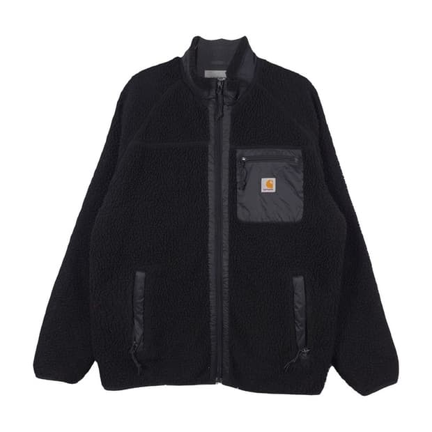 칼하트 WIP 프렌티스 라이너 블랙 플리스 자켓