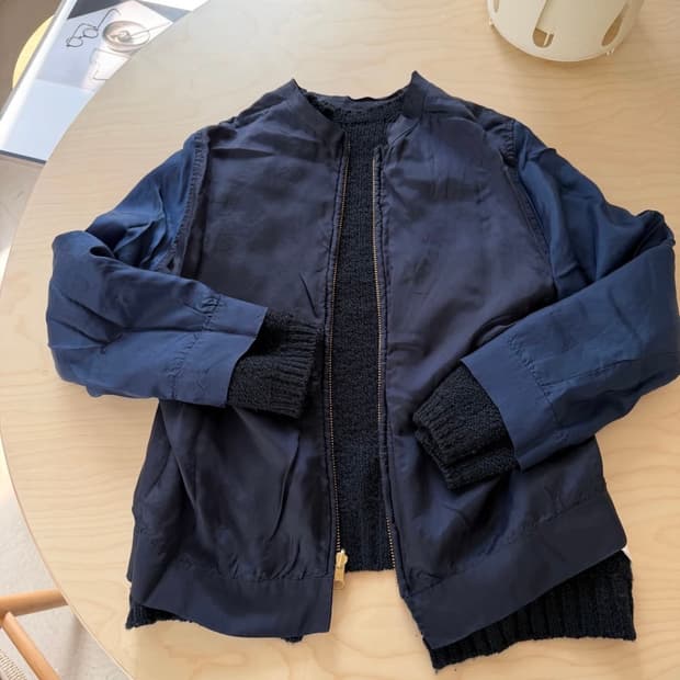 Sacai two-way cardigan