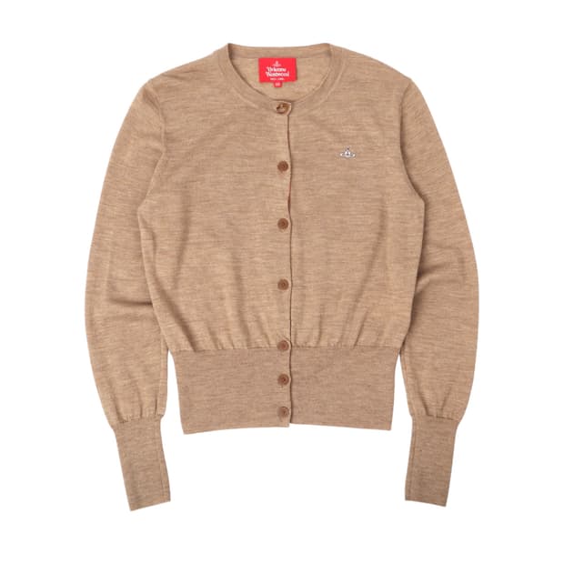 비비안웨스트우드 레드라벨 orb 울 가디건