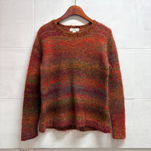 모헤어 울 페어리 히피 그런지 니트 (JPN)