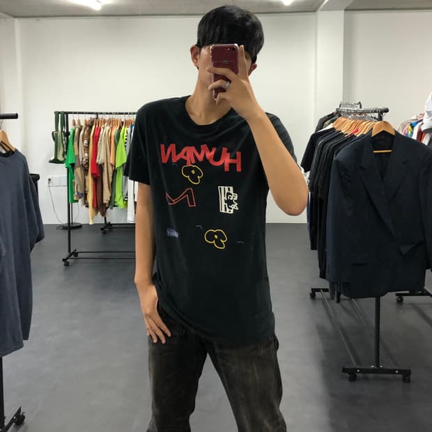 Misfit HUMAN 프린팅 티셔츠