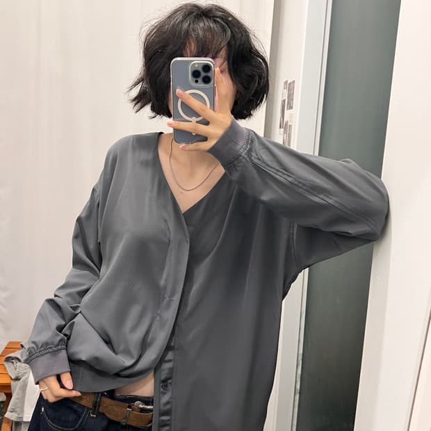 빔즈 나일론 가디건
