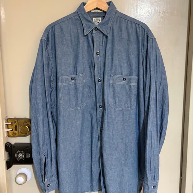 오어슬로우 샴브레이셔츠 빈티지핏 4사이즈